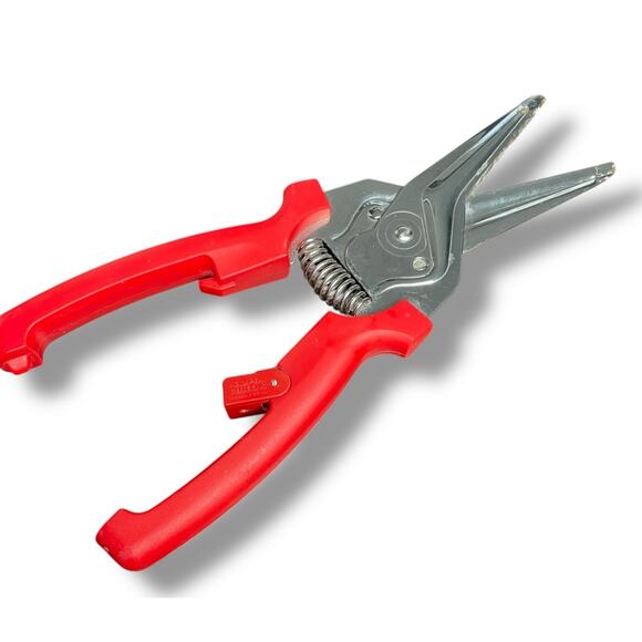Kuhn Rikon Snips Kitchen Shears Scissors Pruner Swiss Design Classic Red 8.5" - Picture 14 of 15